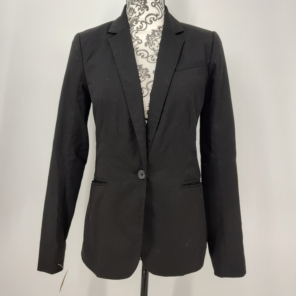 Mossimo Women's Black Single Button Blazer Size X Small